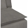 Modulinė sofa su pagalvėlėmis, šviesiai pilka, 100 cm