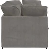 Modulinė sofa su pagalvėlėmis, šviesiai pilka, velvetas, audinys