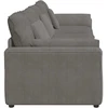 Modulinė sofa su pagalvėlėmis, šviesiai pilka