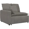 Modulinė sofa su pagalvėlėmis, šviesiai pilka