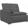 Modulinė sofa su pagalvėlėmis, tamsiai pilka
