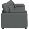 Modulinė sofa su pagalvėlėmis, tamsiai pilka