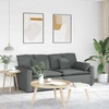 Modulinė sofa su pagalvėlėmis, tamsiai pilka