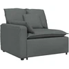 Modulinė sofa su pagalvėlėmis, tamsiai pilka