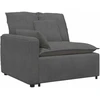 Modulinė sofa su pagalvėlėmis, tamsiai pilka