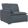 Modulinė sofa su pagalvėlėmis, tamsiai pilka