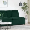 Modulinė sofa su pagalvėlėmis, tamsiai žalia, 100 cm