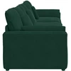 Modulinė sofa su pagalvėlėmis, tamsiai žalia