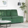 Modulinė sofa su pagalvėlėmis, tamsiai žalia, 100 cm