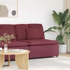 Modulinė sofa su pagalvėlėmis, vyno raudonumo, 100 cm