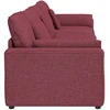 Modulinė sofa su pagalvėlėmis, vyno raudonumo