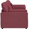 Modulinė sofa su pagalvėlėmis, vyno raudonumo