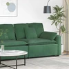 Modulinė sofa su porankiais ir pagalvėlėmis, tamsiai žalia, 100 cm