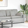 Modulinė sofa su porankiu ir pagalvėlėmis, pilka, 100 cm