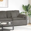 Modulinė sofa su porankiu ir pagalvėlėmis, šviesiai pilka, 100 cm