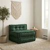 Modulinė sofa, žalia, 70x70x54 cm, audinys