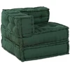 Modulinė sofa, žalia, 70x70x54 cm, audinys