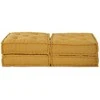 Modulinė sofa 2 pcs Geltona 140 x 70 x 36 cm Audinys