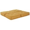 Modulinė sofa 2 pcs Geltona 140 x 70 x 36 cm Audinys