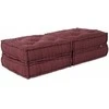 Modulinė sofa 2 pcs Raudonmedis 140 x 70 x 36 cm Audinys