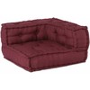 Modulinė sofa 2 pcs Raudonmedis 140 x 70 x 56 cm audinys