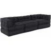 Modulinė sofa 3 pcs Antracito Audinys
