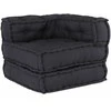 Modulinė sofa 3 pcs Antracito Audinys
