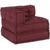 Modulinė sofa 3 pcs Raudonmedis audinys