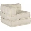 Modulinė sofa 3 pcs Kreminė Audinys