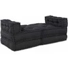 Modulinė sofa 4 pcs Antracito Audinys