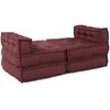 Modulinė sofa 4 pcs Raudonmedis audinys