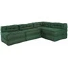 Modulinė sofa 4 pcs Žalia audinys