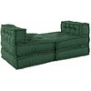 Modulinė sofa 4 pcs Žalia audinys
