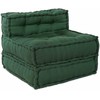Modulinė sofa 4 pcs Žalia audinys