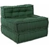 Modulinė sofa Audinys Žalia 210 x 140 x 56 cm