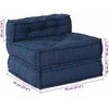 Modulinė sofa Audinys Indigo 70 x 70 x 56 cm