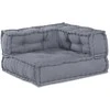Modulinė sofa 3 pcs Pilka 140 x 70 x 36 cm audinys