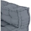 Modulinė sofa 3 pcs Pilka 140 x 70 x 36 cm Audinys