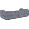 Modulinė sofa 3 pcs Pilka 140 x 70 x 36 cm audinys