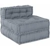 Modulinė sofa Pilka 70 x 70 x 56 cm Audinys