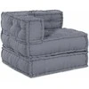 Modulinė sofa Pilka 70 x 70 x 56 cm Audinys