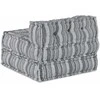Modulinė sofa Pilkas spausdinimas 70 x 70 x 56 cm Audinys