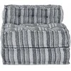 Modulinė sofa Pilkas spausdinimas 70 x 70 x 56 cm Audinys