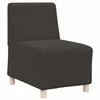 Modulinis sofa vienetas be rankų Tamsiai pilka 55 x 74 x 82 cm
