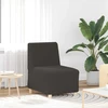 Modulinis sofa vienetas be rankų Tamsiai pilka 55 x 74 x 82 cm