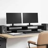 Monitoriaus laikiklis Juoda 100 x 27 x 15 cm Apdirbta mediena