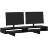 Monitoriaus laikiklis Juoda 100 x 27 x 15 cm Apdirbta mediena