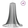 Moskito tinklas lovai 156 akies 3 pcs 156 akies Juoda