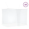 Moskito tinklas lovai 156 akies 3 pcs Balta Poliesteris