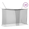 Moskito tinklas lovai 156 akies 3 pcs Juoda Poliesteris